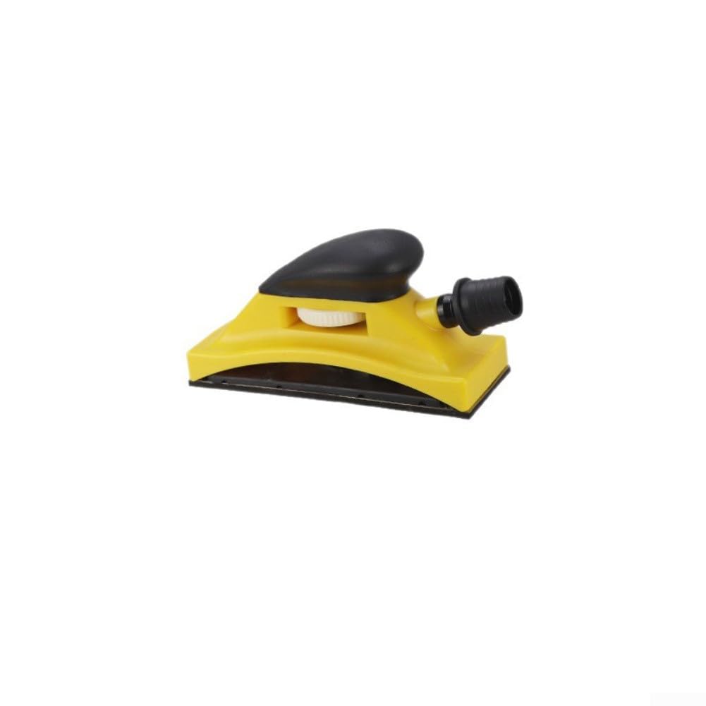 Blocco abrasivo portatile regolabile con impugnatura ergonomica antiscivolo, regolazione dell'angolo di spinta e manopola, porta di aspirazione della polvere rimovibile, in plastica per il ripristino