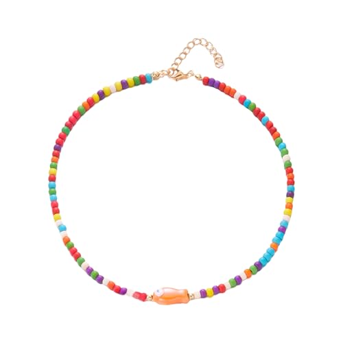 Collier de perles en céramique ultra léger pour éviter les douleurs de cou en fin de journée