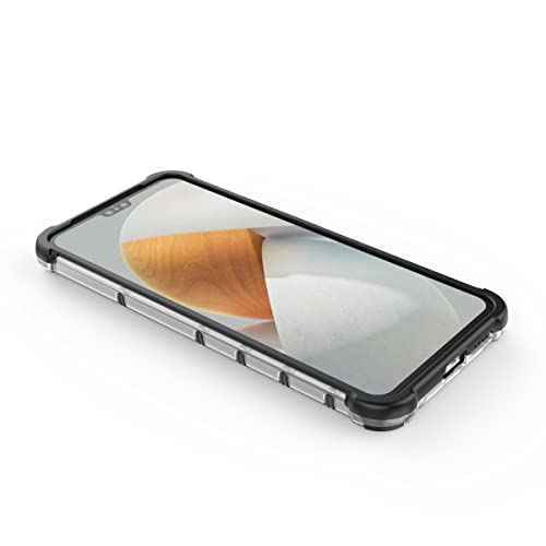 Image of Glasgow Back Case Cover Compatible with Vivo V23 5G (Stylish Design) - Black
