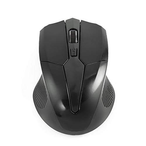 Libertroy Ratón de ratón óptico inalámbrico de 2,4 GHz con Receptor USB 2.0 Incorporado para computadora portátil con computadora Diseño ergonómico Ratón Gamer Mouse