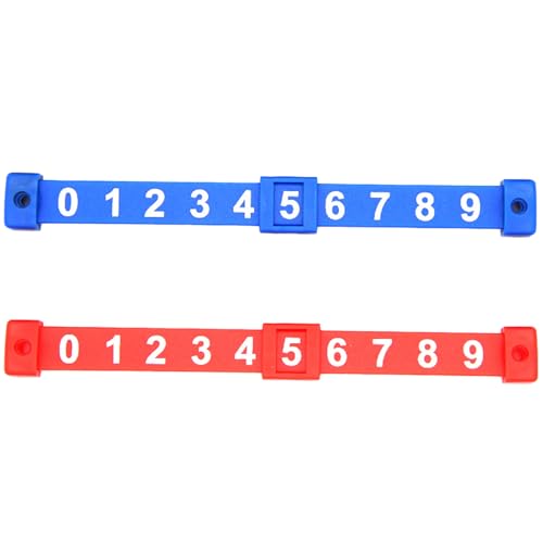 HapGlan 2Pcs Table Football Counter Billiard Score Board Table Game Score Goal Counter Football Score Counters Marker