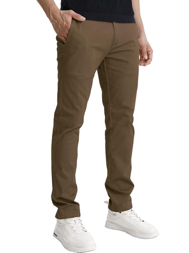 Image of Match Men's Regular Fit Comfort Stretch Casual Chino Pants
