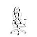 Diablo X-Horn Chaise Gaming Siege Fauteuil Bureau Accoudoirs 3D Design Ergonomique Oreiller Cou Coussin Lombaire Skaï Fonction d'inclinaison Blanc Kids (S)