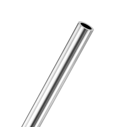M METERXITY 150mm 304 Stainless Steel Tube, 10mm OD 1.5mm Wall Thickness Seamless Stainless Steel Tubing for Construction/Machining/DIY Crafting, Metal Straight Pipe [0.39x0.06x6IN]
