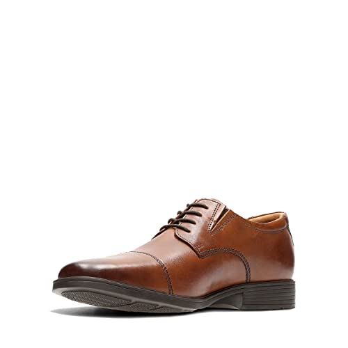 Clarks Tilden Cap - Derbys. Mężczyźni, brązowy - 47 EU