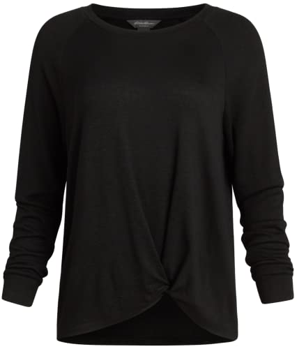 Eddie Bauer Women's Pajama Set - Ultra Soft Sleepwear Set - Cozy Long Sleeve Shirt And Joggers For Women (S-Xxl) Black #TOP4