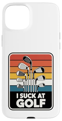 I Suck At Golf Joke ʔSt s Ȓj St X}zP[X iPhone 15 Plus p
