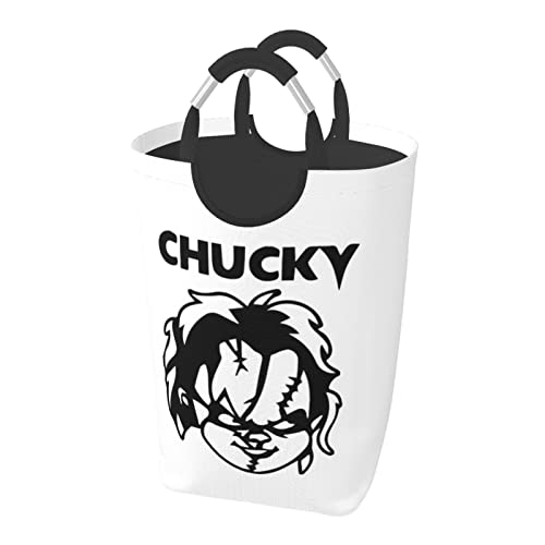 ランドリーバスケット チャイルド プレイ チャッキー ランドリーかご 洗濯ボックス 洗濯物用かご 収納ボックス 収納バッグ シンプルでおしゃれ収納袋 雑貨収納ボックス 防水取っ手付き 収納袋 大容量 おしゃれ 取っ手付き 防水 ユニセックス