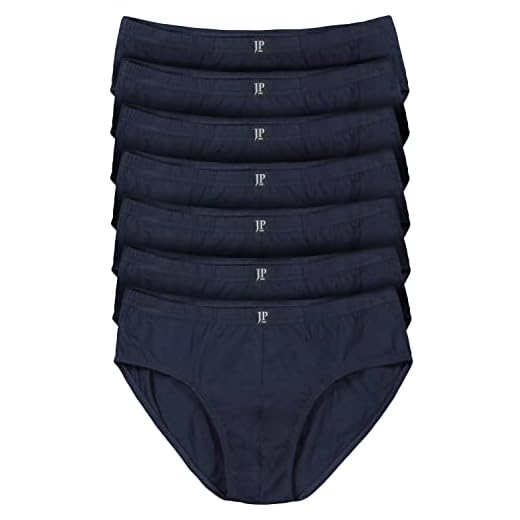JP 1880 Herrar stora storlekar herrkläder L-8XL till 16 | byxor 7-pack | Underbyxor, trosor, hipster, boxershorts | elastiskt midjeband | 711244, marinblå, 8