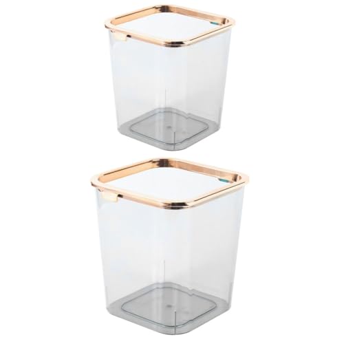Set 2 Canecas de Basura para Mascotas Transparente Abaodam