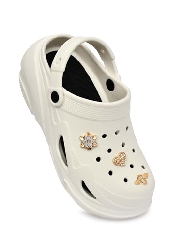 Image of HEALTH FIT SUPER SOFT Comfortable Adjustable Back Strap Clogs & Cute Charms |Waterproof Anti Skid & Lightweight Cushioned Stylish Clogs Mules for Women's & Girl's HFSILK11