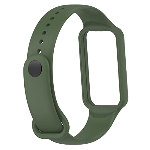 FitTurn 5 Pack Bracelet Band Compatible With Amazfit Band 7/Band7 Adjustable Comfortable Sport Replacement Strap Wristband for Women Men (5 Pack A)