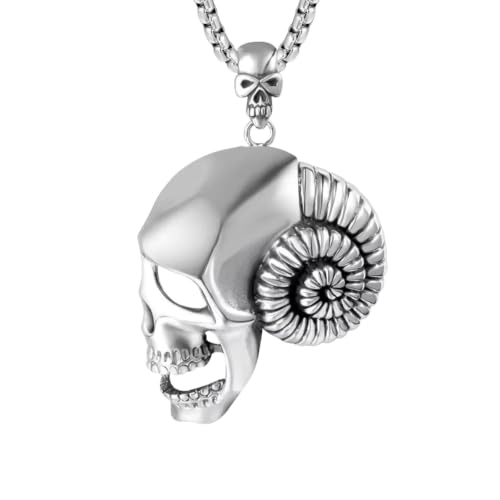Pendentif Hip Hop vintage punk rock avec breloques fines unisexes