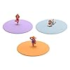Lurch 210199 Mijn deksel Beach Girls 3-delige set (Yolanda Yoga, Berta Boek, Theresa tas), glazen afdekkingen van 100…