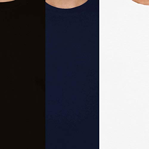 Image of Solid Men Half Sleeve Round Neck T-Shirt (Pack of 3)