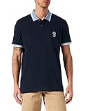 Camiseta tipo polo Jack & Jones Jcologan Polo SS Noos, Azul Marino, XL para Hombre