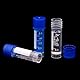 HUAZIZ 60 Stück 2ml Gefrierröhrchen Blue, 2ml Blue mit Deckel und Abgestuften Markierungen, Kunststoff Kryoröhrchen Reagenzglasprobe Reagenzglas Reagenzgläser Probierrohr für Labor