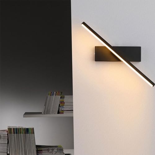 Lámpara de pared LED con luz blanca cálida y rotación 360° miniatura 1