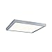 Price comparison product image Paulmann 70867 LED Atria mounting Panel Rectangular Ceiling luminaire 24W Light 2700K Warm White Chrome matt dimmable for Wall and Ceiling mounting
