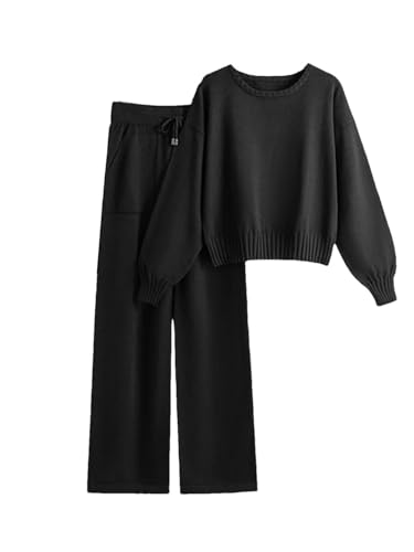 Ensemble chandail en tricot femme parfait pour vos moments de détente et sorties en ville