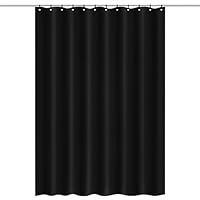 WedDecor Douchegordijnen, schimmelbestendig, waterdicht PEVA-douchegordijn, zware badkamergordijnen, met 12 witte plastic haken, 180 cm x 180 cm, fel roze