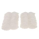 50pcs Lovely Angel's Wing Craft Baby Girl Shower Applique Fabric Trim Decorations