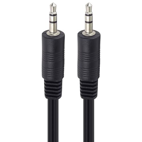 PremiumCord Câble Jack 1,5 m, Fiche Jack 3,5 mm, Mâle vers Mâle, Câble de Connexion Audio Casque Aux, pour TV Téléphones Portables Mp3 HiFi, Blindé, Couleur Noir