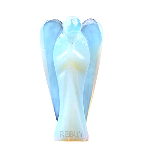 Ange en opalite cristal ange de guérison naturelle de 3 pouces