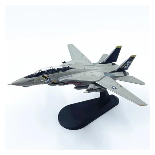 ダイキャスト 1 100 スケールアメリカ F-14A 戦闘機 VF-84 合金材料シミュレーション航空機模型玩具ディスプレイコレクション ミニチュアホビープレイセット