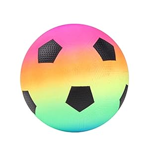 Strandbal van pvc, opblaasbare bal voor kinderen, schuimrubberen bal in regenboogkleuren, elastisch, milieuvriendelijk…