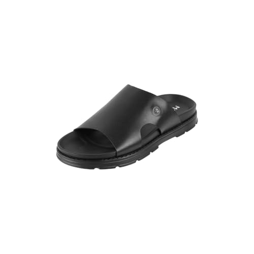 Image of Metro Men Leather Comfort Everyday Casual Slippers