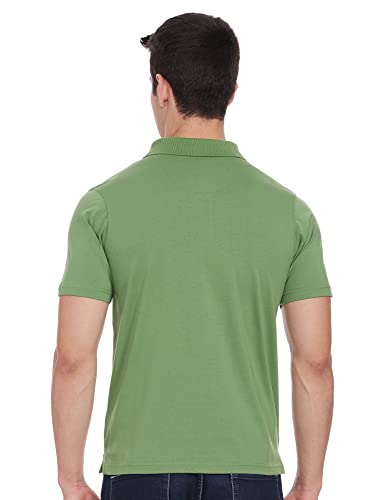 Image of Monte Carlo Mens S.Blue Plain Collar T-Shirt |22203401-167