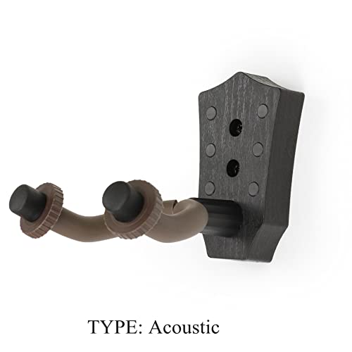 MuzcYM Support mural pour guitare acoustique en forme de tête de guitare ABS Base imitation ébène - Les Beatles, Paul McCartney, John Lennon, RIngo Starr, George Harrison MuzcYM Support mural pour guitare acoustique en forme de tête de guitare ABS Base imitation ébène – Image 5