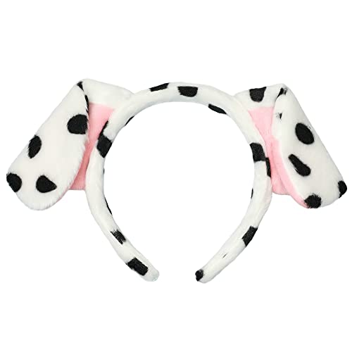 Olivemont Dalmatian ears headband for dog costume (dalmatian)