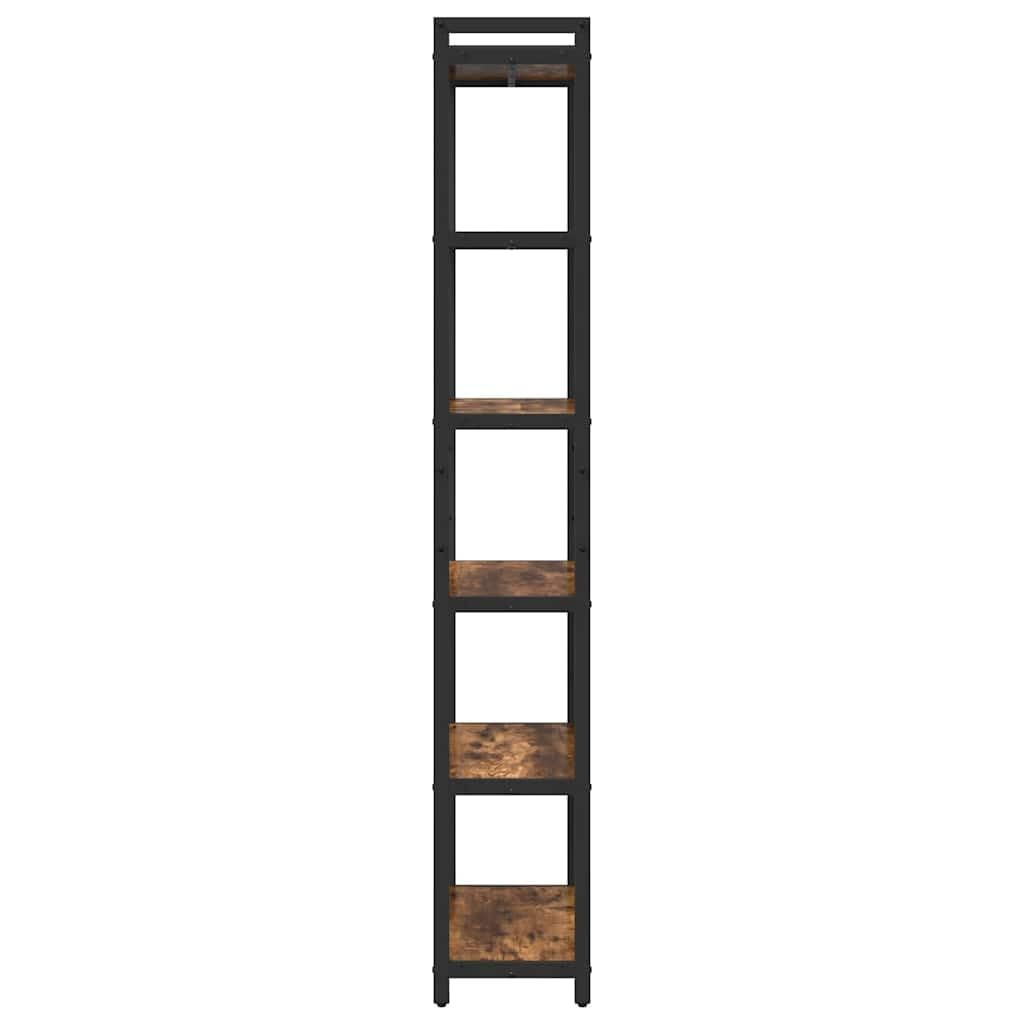 Generisch Bücherregal Geräucherte Eiche 60 x 30 x 189,5 cm Holzwerkstoff,Möbel,Regalsysteme,Bücherregale Bücherschränke-868379
