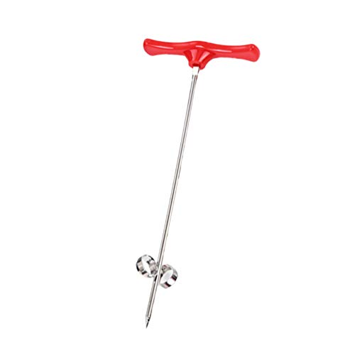 Luxshiny En Acier Inoxydable Spirale de Légumes en Spirale de Coiffeuse de Pommes de Terre Carotte Courrot Coque Caurotte Manuel Manuel Spiral Vis Slicer Cutter Spiralizer Coring (Rouge)