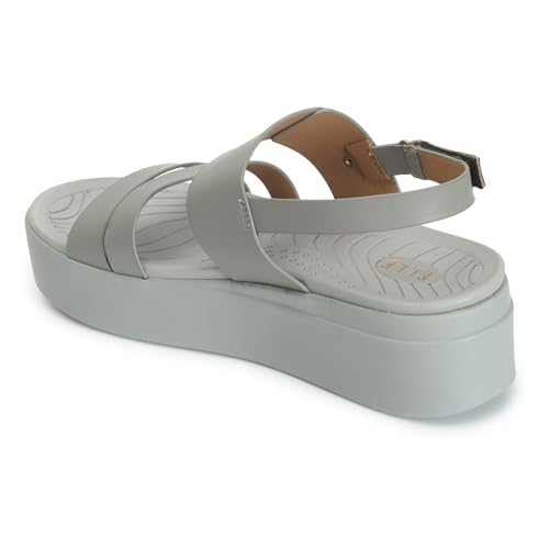 Image of ELLE Women's Multi-Strap Platform Sling back Sandals