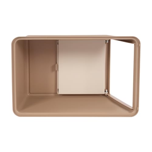 Caneca De Basura Rectangular De 30 Litros Café Claro miniatura 5