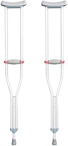 Generic FJHGd6BKrtWH5mWt Unterarm-Krücken Aluminium 2er-Set