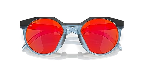 Image of Oakley Sunglasses for Men - OO9242 HSTN Low-Bridge, Round Sunglasses PRIZM Lenses