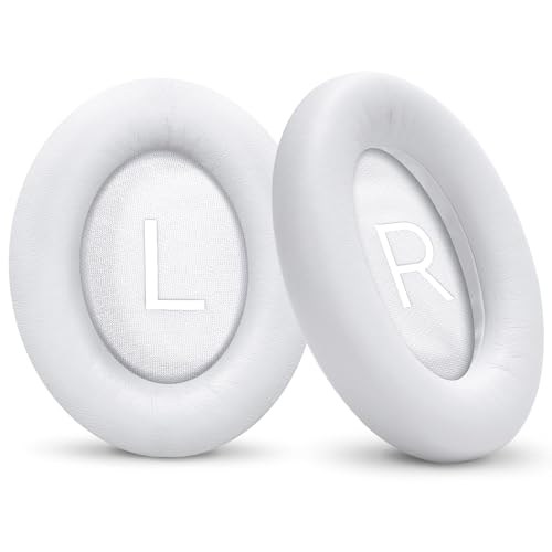 Repuesto de almohadillas para orejas para audífonos Bose QuietComfort(QC) 45 35 35 ii, cuero más suave premium, espuma viscoelástica de alta densidad, almohadillas de cancelación y aislamiento de ruido miniatura 1