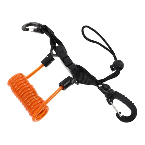 SEWACC Diving Camera Handle Rope Quick Release Clip for Scuba Accessories Wrist Lanyard Lens Cap Security Elastic Diving Safety