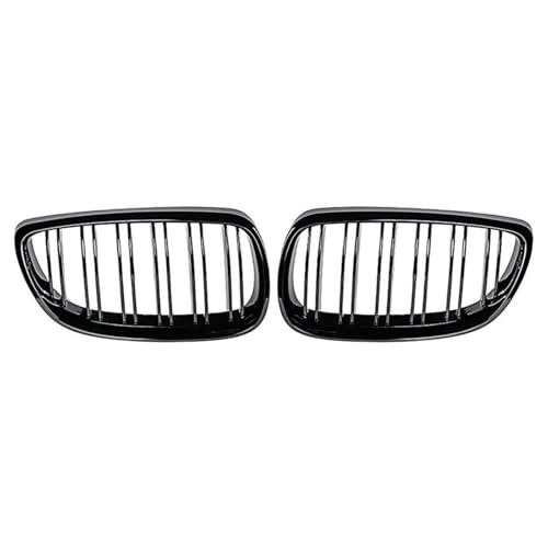 Rejilla negra brillante de doble línea para Serie 3 E92 E93 M3 2010-2013