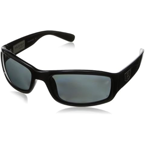 Hoven Highway 12-0102 Polarized Rectangular Sunglasses, Black, 62 mm Cover