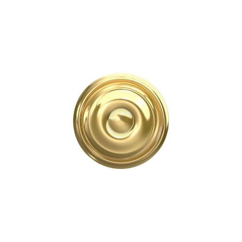 Schlage Georgian Hall/Closet Passage Door Knob, Bright Brass - image 5