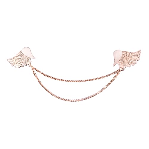 Collier doré Lily of the Valley et broches de fée aux détails fins