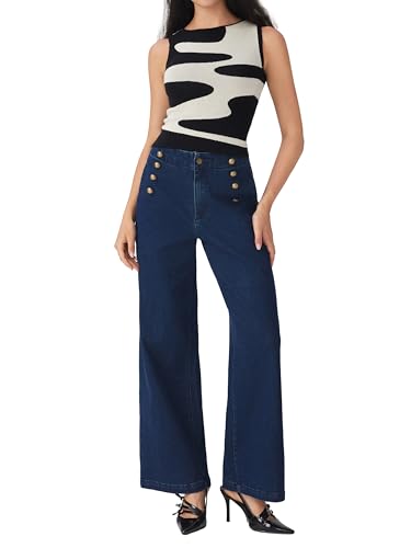 CIDER Sleeveless Knit Tank Top Going Out Y2k Wave Pattern4