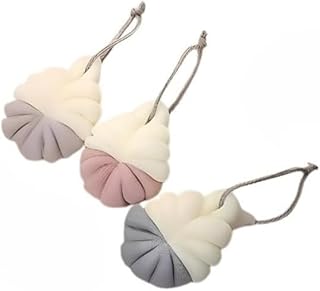 ليفة استحمام مستوردة، بجودة عالية جدًا، بتصميم جميل على شكل وردة أنيقة. خامة ناعمة ومريحة، مناسبة للكبار والأطفال. ألوان متعددة متاحة! 🧽😍 (3 قطعه)