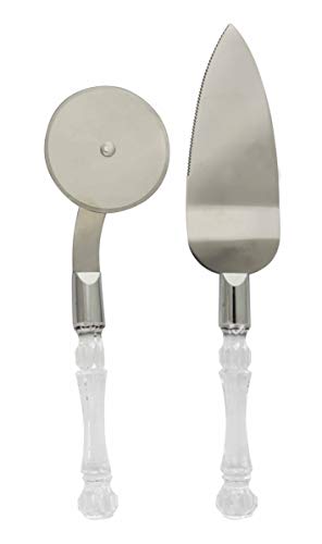 Conjunto Pizza 2 Peças Western Cabo Transparente