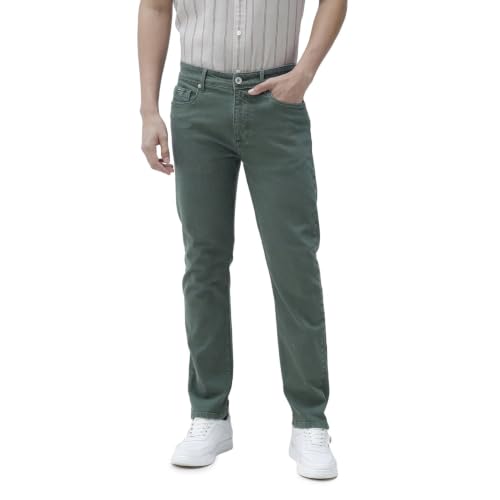 Image of BASICS Cotton Stretch Men's Jeans | Smart Casual Denim | Ultra-flexible stretch cotton denim. Modern style. Durable, breathable & built for all-day travel comfort.